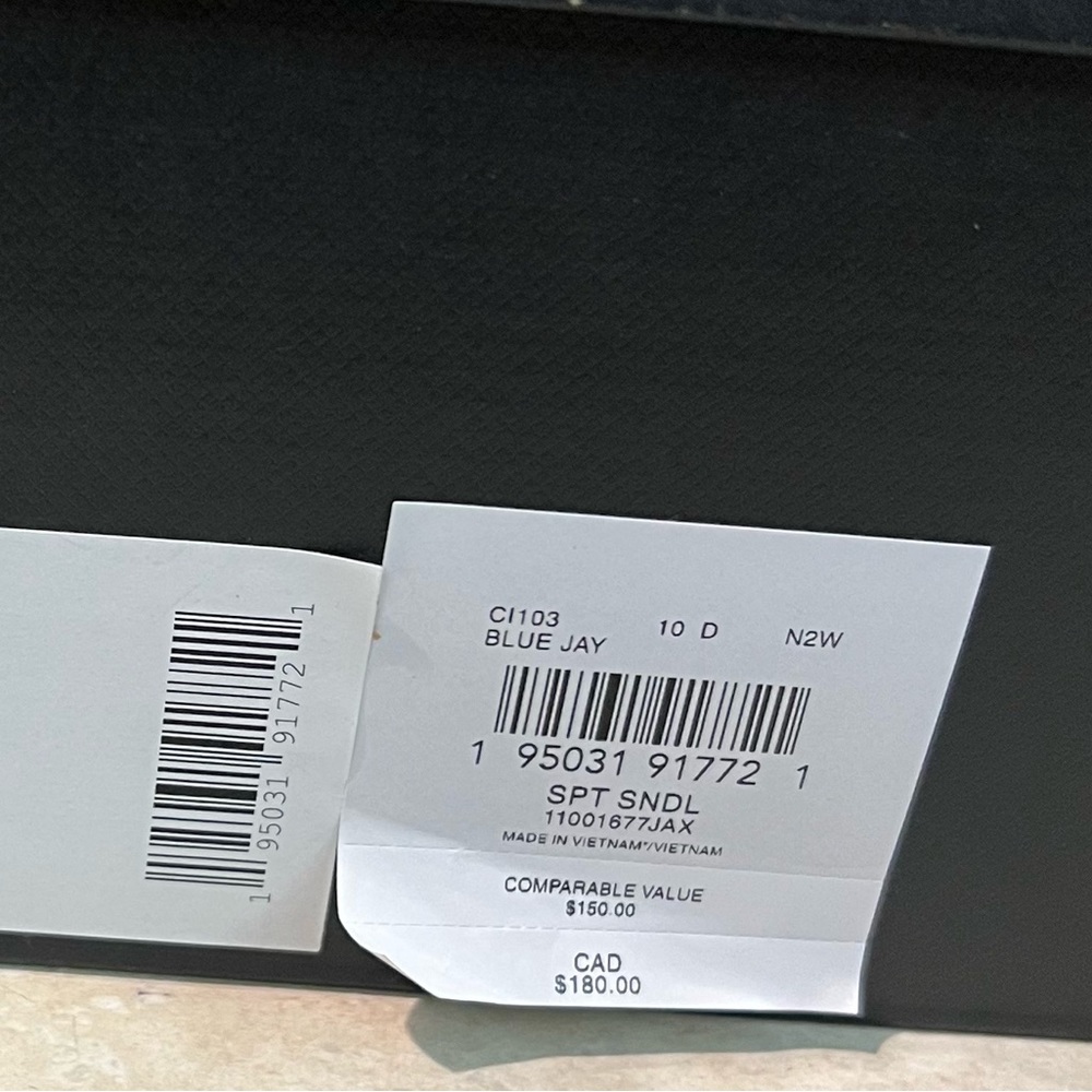 Coach Sport Sandals Sz-10D Blue Jay NIB MSRP-$180 - Picture 7 of 7